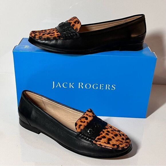 Jack Rogers Remy Haircalf Slip-On Loafers - Picture 3 of 8